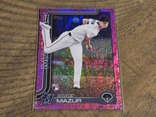 2025 Topps #309 Adam Mazur RC Pink Foil Nmmt