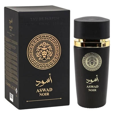 Aswad Noir EDP for Men 100ml Luxurious Arabian Scent with Oud, Vanilla & Amber
