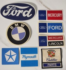 Vintage Automobile Uniform shirt Iron On Patch Lot Of 8 Collectible OEM NOS