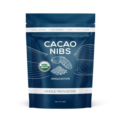 One Farm by WAAYB Organic Cacao Nibs, Single Estate, Non-GMO, 7 oz Bag