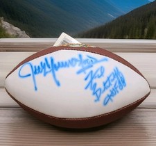 Fred Biletnikoff & Jack Youngblood Signed Jr SB XXXV Football  PSA Authentic 