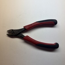 Snap On Diagonal Precision Plastic And Cable Side Cutters Epc160 Lightly Used C