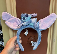 Ages 14 2025 HK Disney Stitch Plush Ear Headband Disneyland Gift New