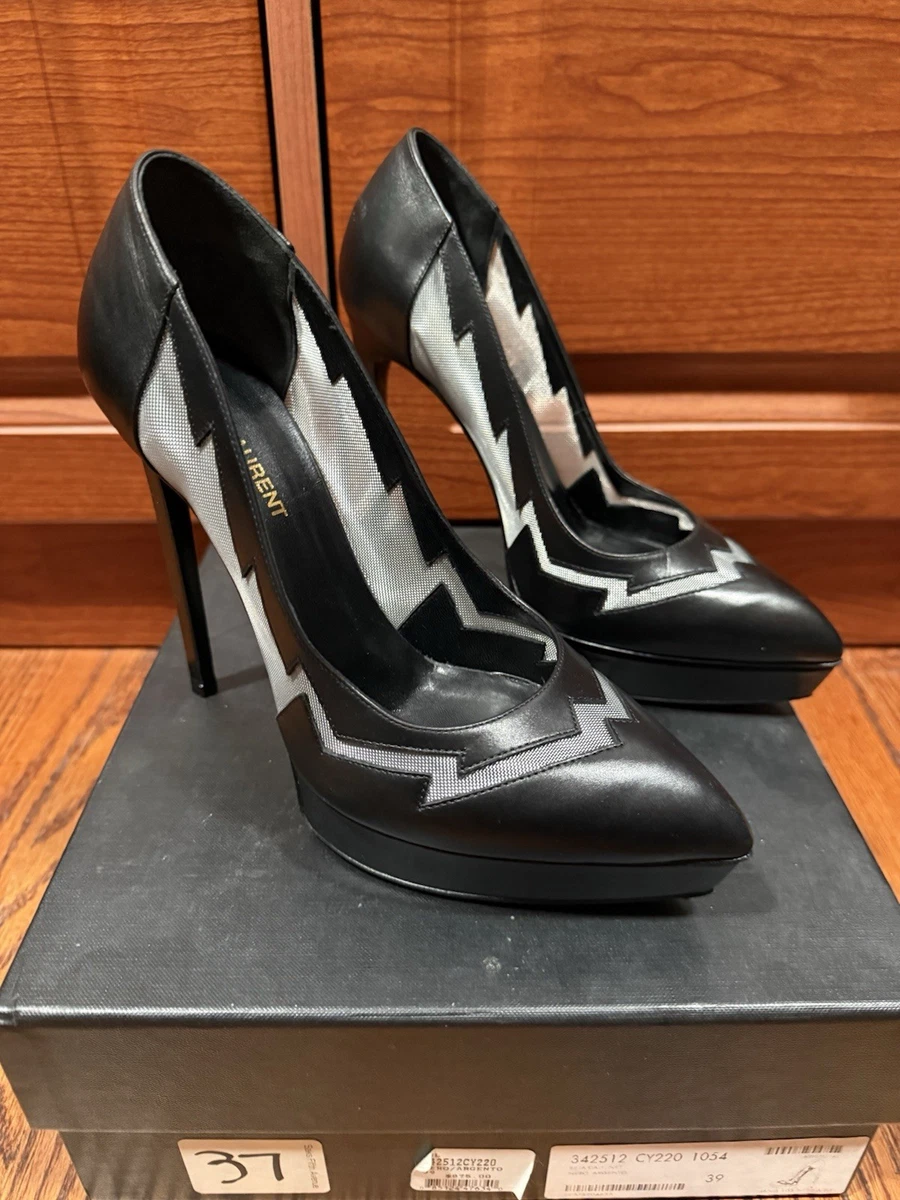25+ Saint Laurent Pump Leather Upper Heels for Women for sale