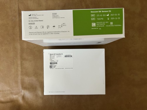 Brand New Sealed DEXC0M G6 Sensors (Pack of 3) + 1 Transmitter Kit! - Zdjęcie 2 z 3