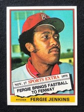 1976 Topps Traded Fergie Jenkins #250T Boston Red  Sox HOF — #LOOK@mystuff! — RH