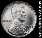 1943-D Lincoln Wheat Cent- Choice Gem Brilliant Uncirculated No Reserve #i7761