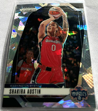 2024 Prizm WNBA Basketball Shakira Austin Washington Mystics Cracked Ice Prizm