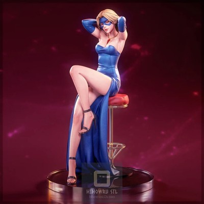 Blonde Blazer -25cm Statue,painted ,handmade,3D Printed Resin Figure Model Kit