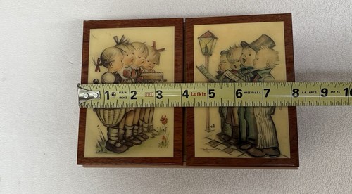 Vintage HUMMEL Music Wood Jewelry Trinket Box Impossible Dream Children Singing - Picture 9 of 12