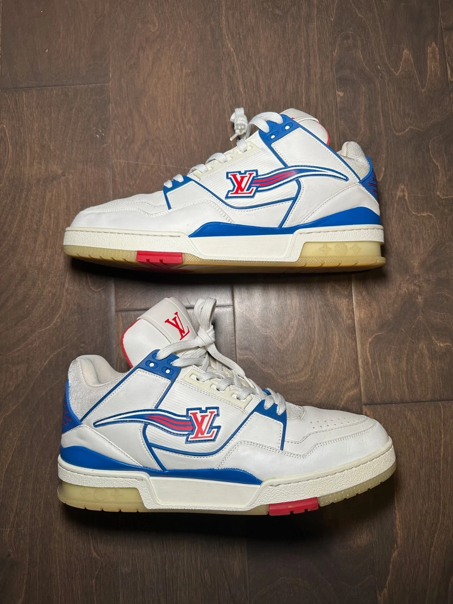 Louis Vuitton Trainer Mid White Red for sale | eBay