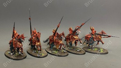 Soulblight Gravelords Blood Knights Death Warhammer AOS Painted Miniature models