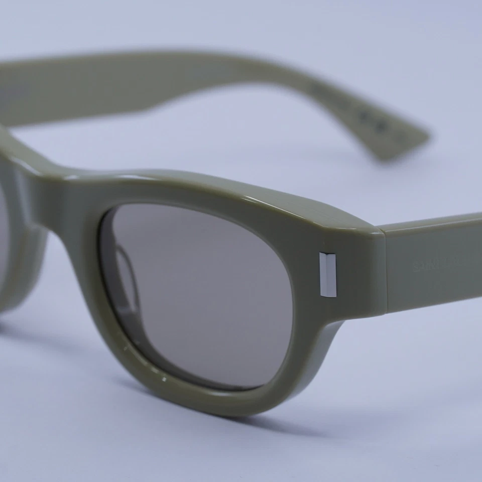 New Saint Laurent SL761 003 Green/Grey 49-21-145 Sunglasses - Image 4 of 4