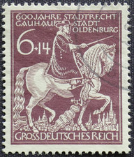 Reich Allemand MiNr. 907 Timbre (SW 281)