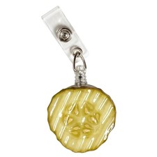 Funny Retractable Badge Reel with Alligators Swivel Card Clips Kimchi Badge
