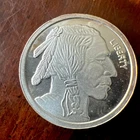1/2 oz Silvertowne Buffalo Silver Round (New)