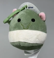 NEW Original Squishmallows Gerald the Green Tapir 3.5" Plush Clip On Keychain