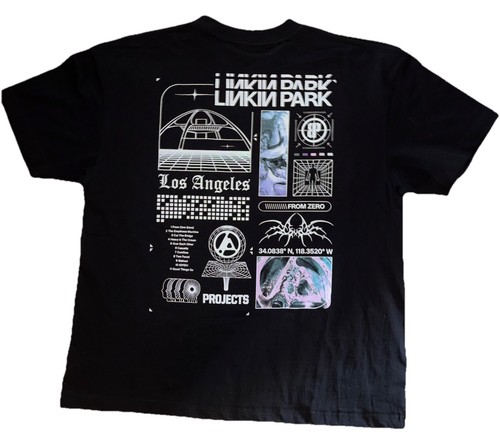 Linkin Park LA 2025 Brooklyn Projects Los Angeles Shirt Intuit Dome - Größe XL