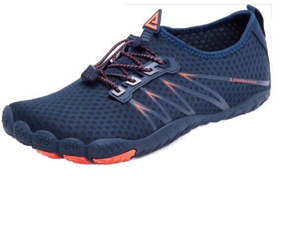 Limberum Water Shoes Unisex Beach Aqua Swim Shoes Blue/Orange W14