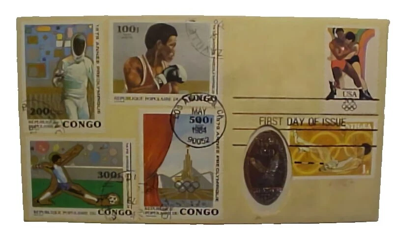 Estampillas de Cubierta del Congo