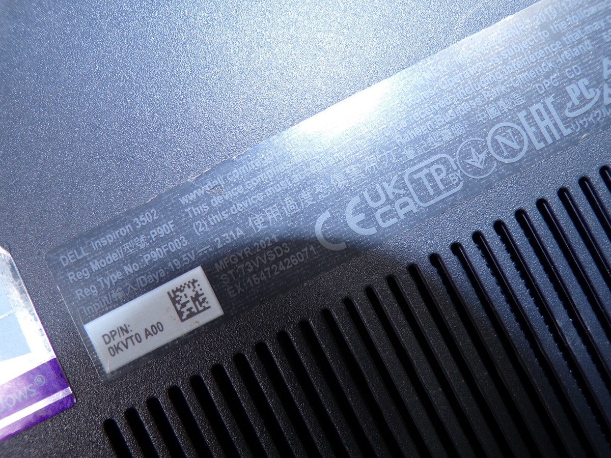 Dell Inspiron 3502 P90F 15.6