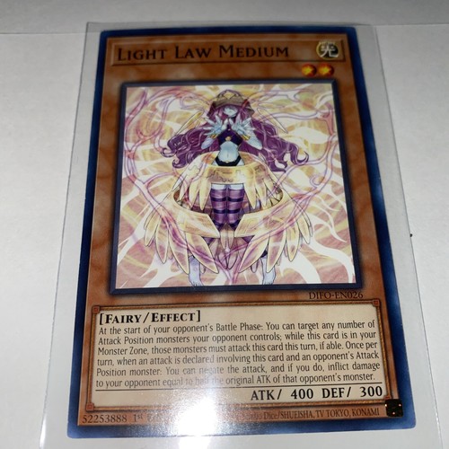 DIFO-EN026 Light Law Medium Common 1st Edition Mint YuGiOh Card good condition - Picture 2 of 4