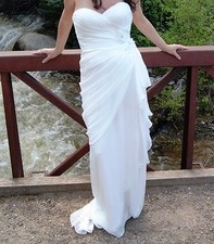 $1,775 Sexy Designer Wtoo Brides by Watters & Watters WEDDING DRESS Size 10 !