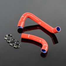 Fit For 1997-2001 Jeep Wrangler TJ 4.0L Red Silicone Radiator Heater Hose Kit