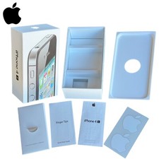 Apple iPhone 4S Black 64GB Empty Box  OEM Apple Inserts A1387 - MINT NEW   