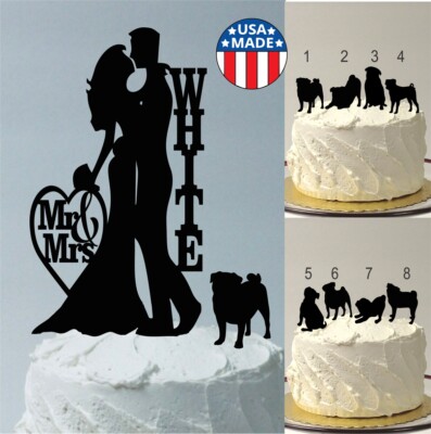 pitbull cake topper
