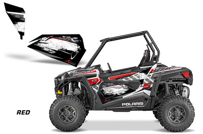 AMR Racing Graphic Wrap Kit Polaris RZR 1000 UTV OEM Door Inserts ...