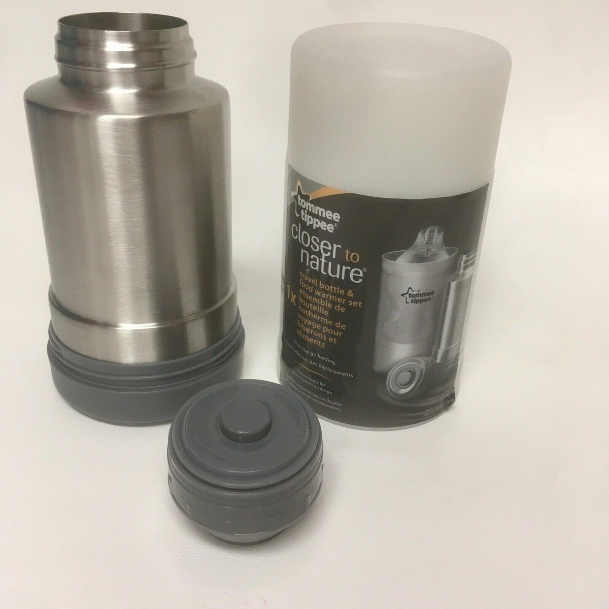 Flask Stainless Steel Tommee Tippee Bottle Food Warmer Tommee