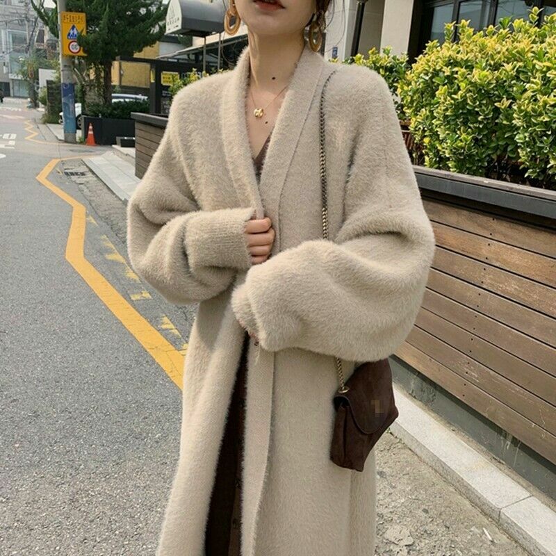 New Women's Warm Oversized Faux Mink 
