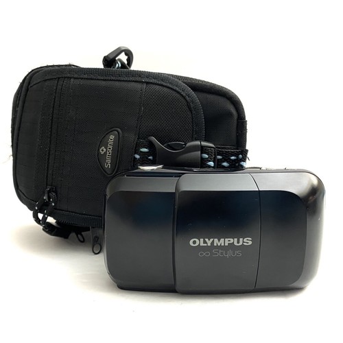 Olympus μ Mju I Infinity Stylus 35mm Film Camera Point & Shoot TESTED - VIDEO