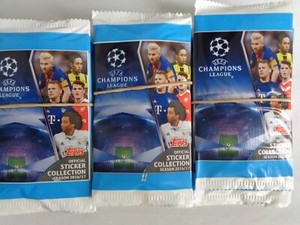 2016 -17  TOPPS UEFA CHAMPIONS LEAGUE STICKER 100 PACKS 🔥 PULISIC Rookie 🔥 ++ 