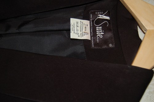 Chantal Thomas Parigi - Tailleur donna, Blazer e gonna, nero, tg 42 f, usato - Picture 9 of 12