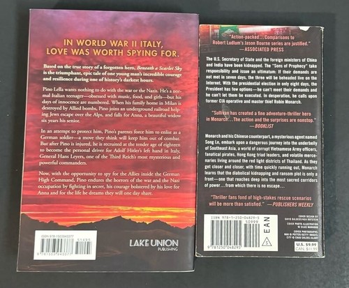 2 Mark Sullivan Books - Outlaw and Beneath a Scarlet Sky - Picture 2 of 3
