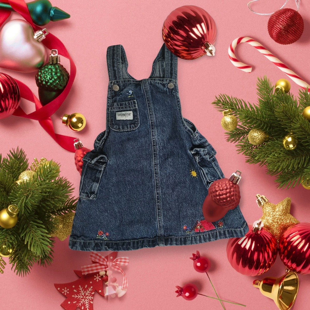 oshkosh denim jumper dress Vintage Overall Embroidered Sunshine Tent Girls 24Mon CATGROUP:Knit Dresses Color:Circe's Crown Tyler Durden Brad Pitt Girls denim depending on your devise.