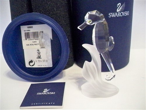SWAROVSKI SEA HORSE 168683 NIB COA | eBay