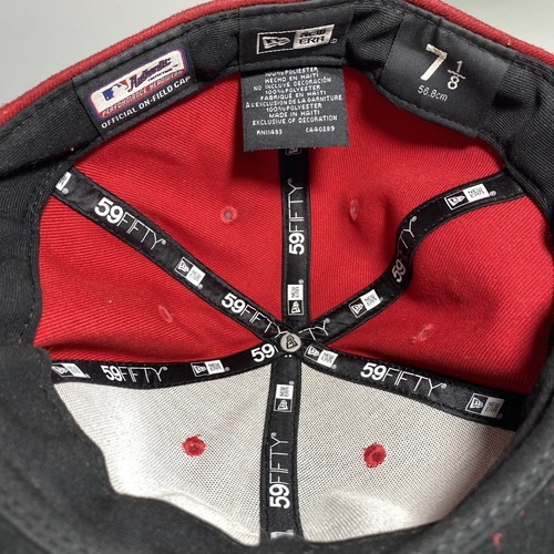 Cappello New Era Washington Nationals 59FIFTY Jackie Robinson Day rosso aderente 7 1/8 - Foto 8 di 8