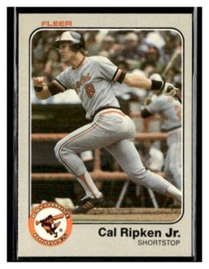 1983 Fleer #70 Cal Ripken Jr.