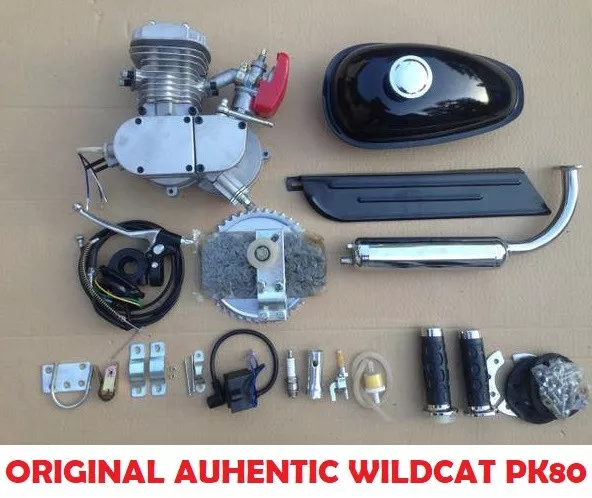 AUTHENTIC Wildcat PK80 Runwell 80cc 66cc Motorized Bike Kit Motor Engine