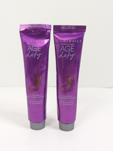 2 Youthful Radiant Clairol Age Defy Step #3 CC + Colorseal Conditioner New - Picture 16 of 24