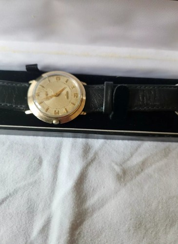 Longines Watch Hand Winding Cal 23z Gold Plated Working Condition With Box 