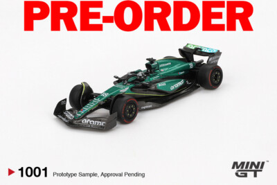 【未開封】1/18 F1 ミニカー アストンマーティン AMR24 Pre-order) Mini GT #1001 Aston Martin AMR24 #18 Lance Stroll