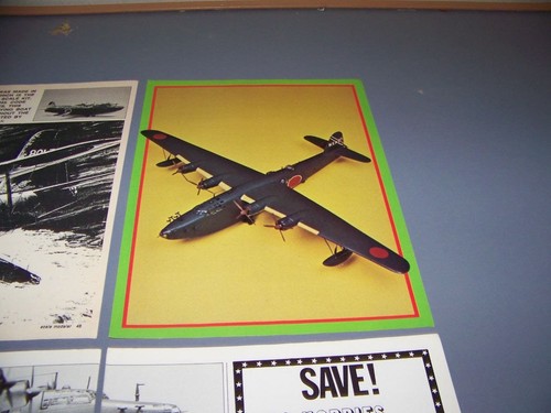 VINTAGE..KAWANISHI H8K2 EMILY...1/144 MODEL REVIEW/DETAILS/PROFILES.RARE! (867F) - Picture 3 of 5