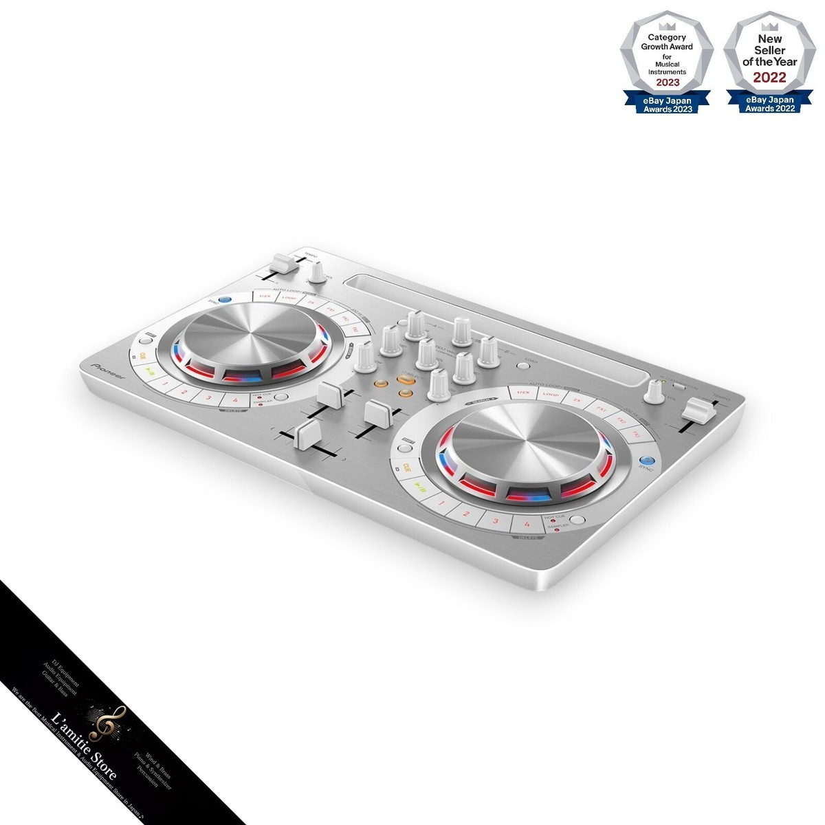 Pioneer DDJ-WEGO3 White DJ Controller 2-Channel Beginner