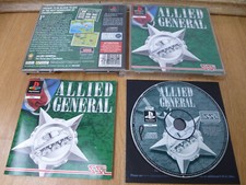 ebay® Auktion 226245595563 | ALLIED GENERAL💥WW2TANK STRATEGIESPIEL100%KOMPLETT PS1BLACK LABEL UK PAL PLAYSTATI Thumbnail of ebay® auction 226245595563 | ALLIED GENERAL💥WW2TANK STRATEGIESPIEL100%KOMPLETT PS1BLACK LABEL UK PAL PLAYSTATI