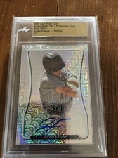 1/1 Justin Foscue 2020 Leaf Metal Draft Black Mojo Auto Proof Encased