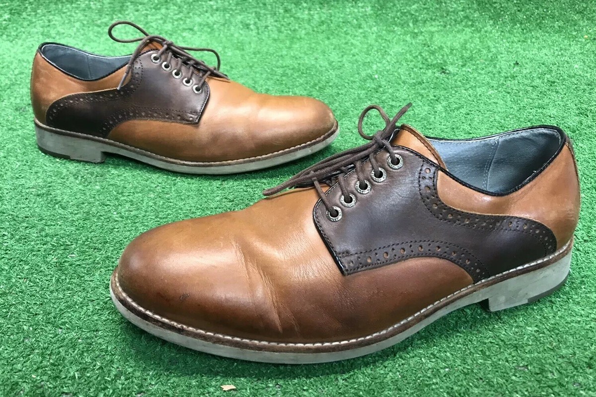 Johnston & Murphy 20-0756 Size 10 M Brown Sheepskin Leather 